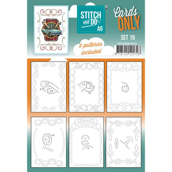 Stitch & Do Card Only A6 Set 19