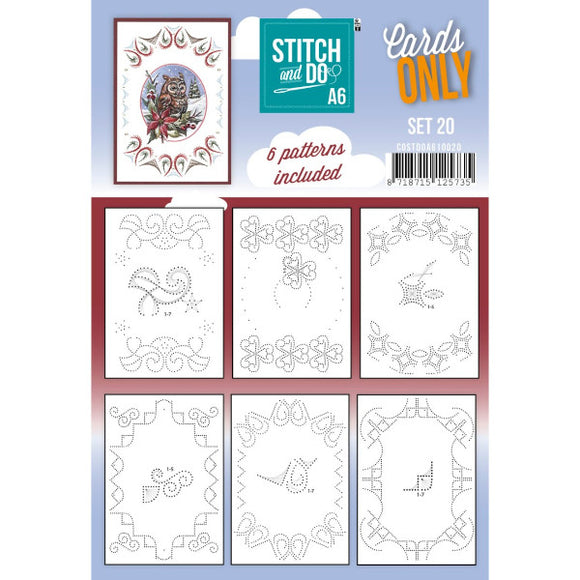 Stitch & Do Card Only A6 Set 20