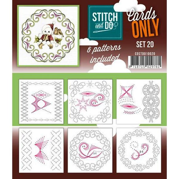 Stitch & Do Card Only Set 20