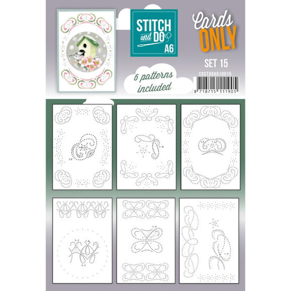 Stitch & Do Card Only A6 Set 15