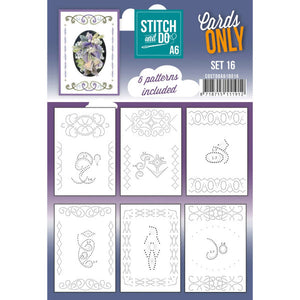 Stitch & Do Card Only A6 Set 16