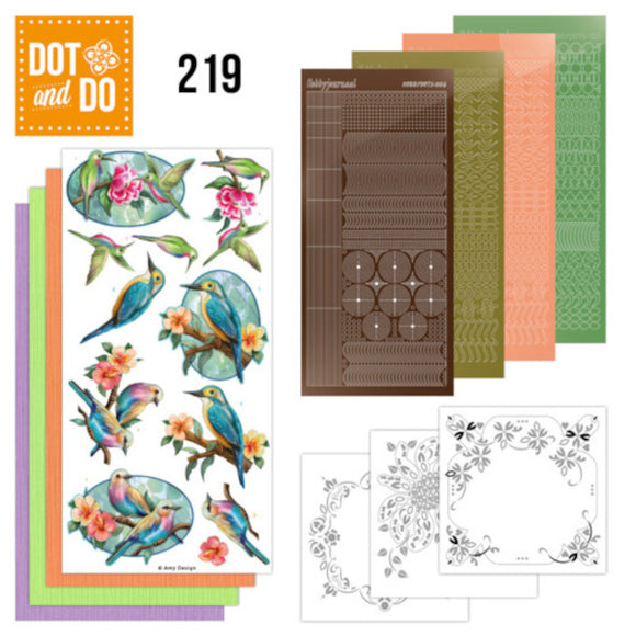 Dot & Do Kit 219 - Colourful Feathers