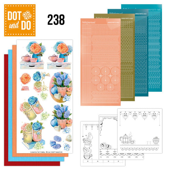 Dot & Do Kit 238 - Blue Flowers