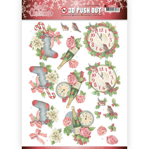 Lovely Christmas Die Cut Decoupage - Lovely Christmas Time