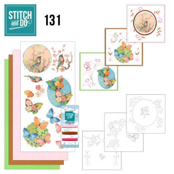 Stitch & Do Kit 131 Birds and Blossoms