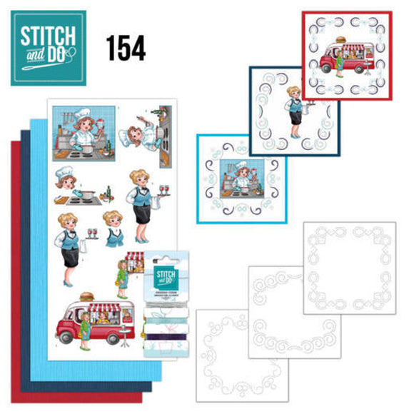 Stitch & Do Kit 154 - Bubbly Girls - Professions