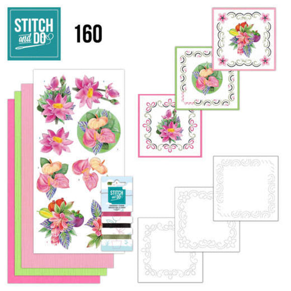 Stitch & Do Kit 160 - Exotic Flowers