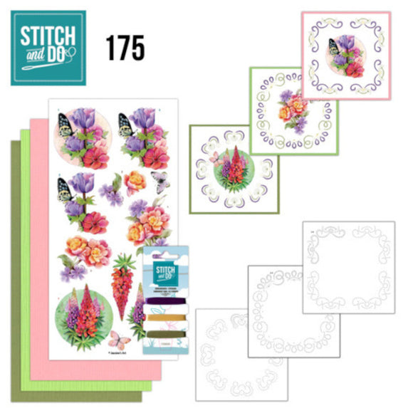 Stitch & Do Kit 175 - Perfect Butterfly Flowers