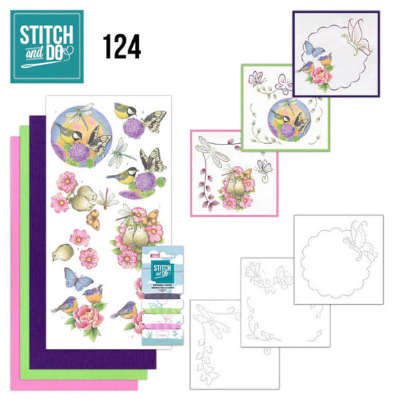 Stitch & Do Kit 124 Happy Birds