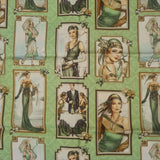 Art Deco 5 Pk Fat Quarter bundle by Debbie Moore. Organic Cotton fabric