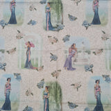 Art Deco 5 Pk Fat Quarter bundle by Debbie Moore. Organic Cotton fabric