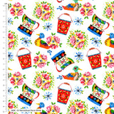 Bohemian Waters by Debbie Shore - Organic Cotton Fat Quarter Bundle quilting 100% Cotton Fabrics.