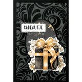 3d Velvet Cards No. 16 - Golden Whisper