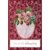 3d Velvet Cards No. 9 - Rose Hip
