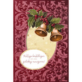 3d Velvet Cards No. 13 - Christmas Greetings