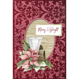 3d Velvet Cards No. 14 - Merry & Bright