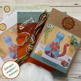 Corinne Lapierre, UK - Felt Mini Craft Kit Hanging decoration Folk Cat