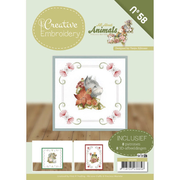 Creative Embroidery Book 58 - All About Animals