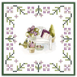 Hobbydot Sparkles Set 147 - Flowers on a Bench