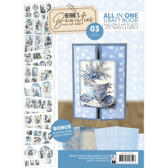 Berrie's Beautiful - All in One Craft Book 3 - Blue Christmas