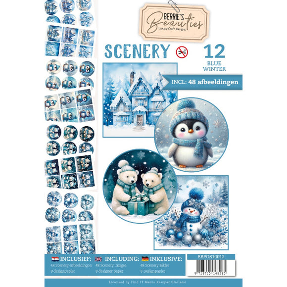 Berries Beauties Scenery Book 12 - Blue Winter