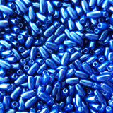 Acrylic Pearl Rice Beads 3x6mm pack of 200 - Choice of Colours