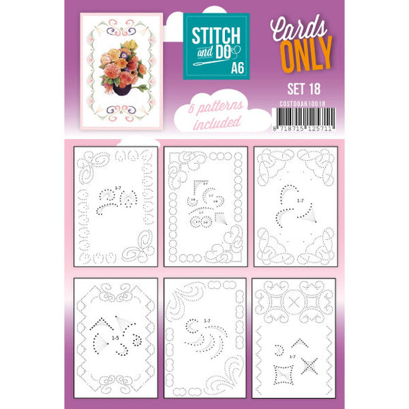 Stitch & Do Card Only A6 Set 18