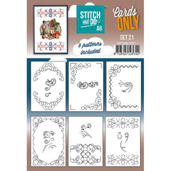 Stitch & Do Card Only A6 Set 21