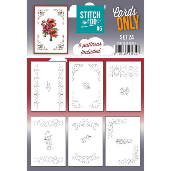 Stitch & Do Card Only A6 Set 24