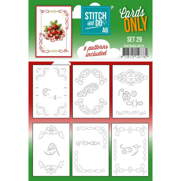 Stitch & Do Card Only A6 Set 29