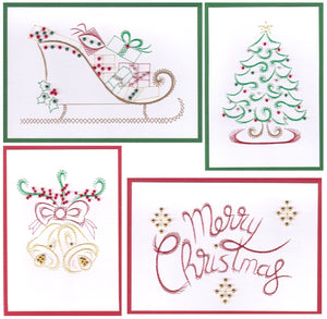 Christmas Images Paper Embroidery Kit on TV 3 July