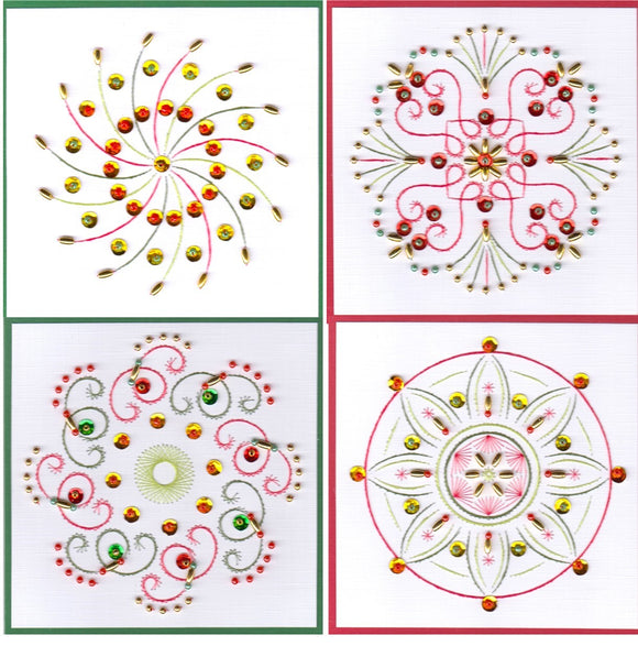 Christmas Mandalas Paper Embroidery Kit on TV 3 July