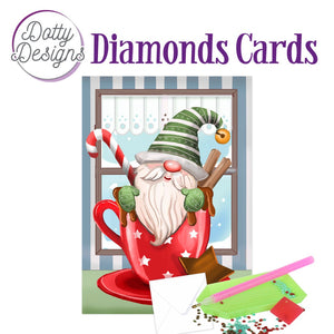 Dotty Design Diamond Cards - Christmas Gnome 2 (A6)