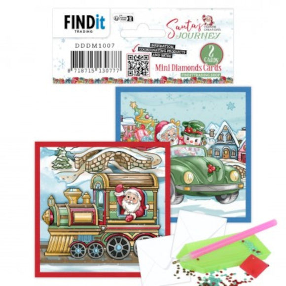 Dotty Designs Mini Diamond Card Set - Santas Journey