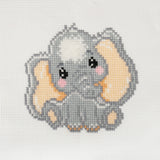 Mini Counted Cross Stitch Kit - Elephant