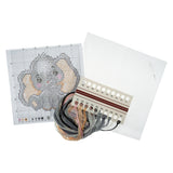 Mini Counted Cross Stitch Kit - Elephant