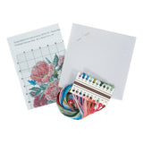 Large Counted Cross Stitch Kit - Floral Heart