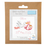 Mini Counted Cross Stitch Kit - New Baby