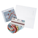 Mini Counted Cross Stitch Kit - Beach Hut