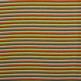 Lurex Multistripe Tubular jersey cuffing ribbing knit stretch cotton fabric x 1/2m