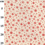 Scandi Metallic Christmas cotton Fabrics by John Louden per 1/2M