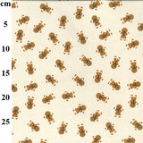 Scandi Metallic Christmas cotton Fabrics by John Louden per 1/2M