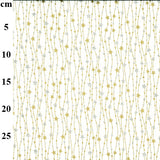 Scandi Metallic Christmas cotton Fabrics by John Louden per 1/2M