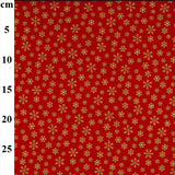Scandi Metallic Christmas cotton Fabrics by John Louden per 1/2M