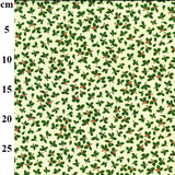 Scandi Metallic Christmas cotton Fabrics by John Louden per 1/2M