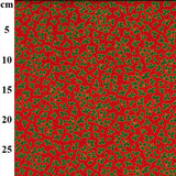 Scandi Metallic Christmas cotton Fabrics by John Louden per 1/2M