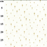 Scandi Metallic Christmas cotton Fabrics by John Louden per 1/2M