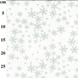 Scandi Metallic Christmas cotton Fabrics by John Louden per 1/2M