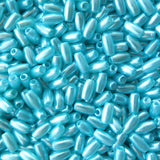 Acrylic Pearl Rice Beads 3x6mm pack of 200 - Choice of Colours