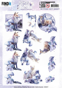 Mystic Winter Die Cut Decoupage - Hunters